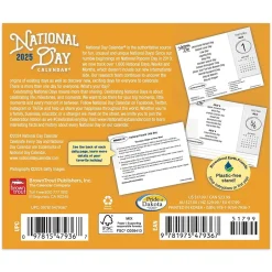 BrownTrout 2025 National Day 6" x 5" Day-to-Day Desktop Box Calendar (9781975479367) Discount