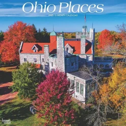 BrownTrout 2025 Ohio Places 12" x 12" Monthly Wall Calendar (9781975475475) Best
