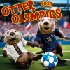 BrownTrout 2025 Otter Olympics 12" x 12" Monthly Wall Calendar (9781975482961)