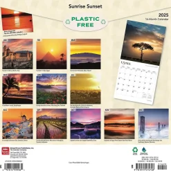 BrownTrout 2025 Sunrise Sunset 12" x 12" Monthly Wall Calendar (9781975475758) Online