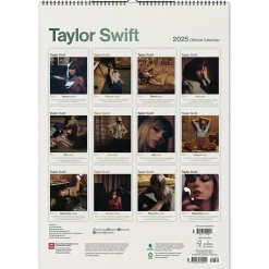 BrownTrout 2025 Taylor Swift 11.7" x 16.5" Monthly Wall Calendar (9798330700011) Online