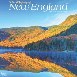 BrownTrout 2025 The Majesty of New England 12" x 12" Monthly Square Wall Calendar (9781975475178) Outlet