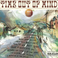 BrownTrout 2025 Time Out of Mind Lyrics Written by Bob Dylan 12" x 12" Monthly Square Wall Calendar (9781975483227) Hot