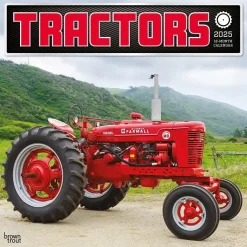 BrownTrout 2025 Tractors 12" x 12" Monthly Square Wall Calendar (9781975477868) Best