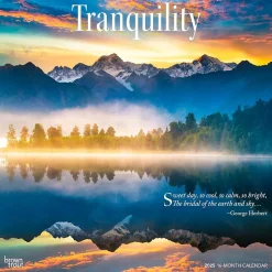 BrownTrout 2025 Tranquility 12" x 12" Monthly Square Wall Calendar (9781975477882) Discount
