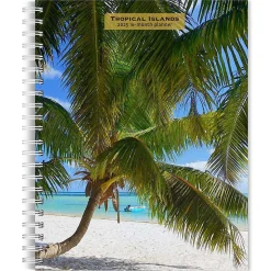 BrownTrout 2025 Tropical Islands 6" x 7.75" Weekly Engagement Planner, Paper Cover, Multicolored (9781975473266) Discount