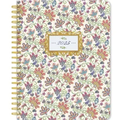 BrownTrout 2025 Tuscan Delight 6" x 7.75" Weekly Desk Planner, Paper Cover, Multicolored (9781975480615) New