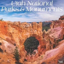 BrownTrout 2025 Utah National Parks & Monuments 12" x 12" Monthly Square Wall Calendar (9781975476069) Hot