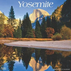 BrownTrout 2025 Yosemite 12" x 24" Monthly Square Wall Calendar, (9781975475994) Hot