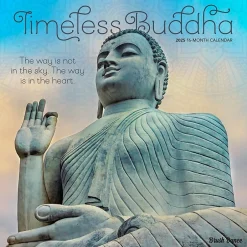 Brush Dance 2025 Timeless Buddha 12" x 12" Monthly Wall Calendar (9781975478674) Online