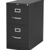 Clearance 25" Deep Vertical File Cabinet, Letter, 2-Drawer, Black File Cabinets