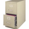 Hot 25" Deep Vertical File Cabinet, Letter, 2-Drawer, Putty File Cabinets