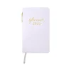 Eccolo 2025 4.25" x 7.5" Weekly Planner, Faux Leather Cover, White/Yellow (AY25-401F) Hot