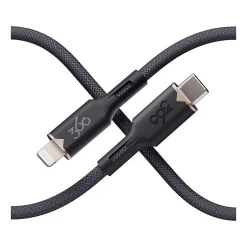 360 Electrical Fluid Lightning to USB-C Charging Cable, 5 ft., Granite (3E0795-GRG8NA)