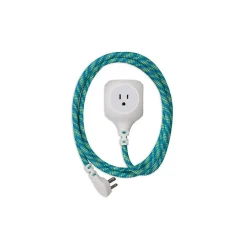 Extension Cords<360 Electrical Habitat + USB Harmony Collection 6' Extension Cord, 3-Outlet, Mint Julep (360468-8CA4ESC1)
