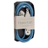 Extension Cords<360 Electrical Habitat Braided 8' Extension Cord, 3-Outlet, Multicolor (360417ST-8ES-C1)