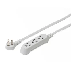 Extension Cords<360 Electrical Habitat Modern Collection 8' Extension Cord, 3-Outlet, Titanium (360417-TI-8ES)