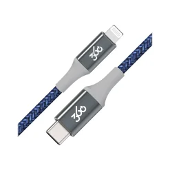 360 Electrical Lightning USB Cable for iPhone/iPad/iPod Touch, Navy (360704-NV)