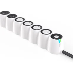 Surge Protectors & Power Strips<360 Electrical Powercurve 4-Outlet 4-USB Port Surge Protector, 5', White (3E0778-WVG4NA)