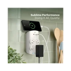 Surge Protectors & Power Strips<360 Electrical Revolve60 4-Outlet 2-USB Port Surge Protector, White (3E0773-WHT6NA)