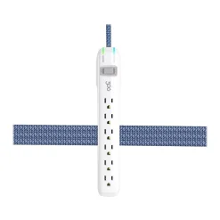Surge Protectors & Power Strips<360 Electrical Suite Braided 3" Cable, Twilight (360313-ST)