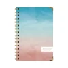 Excello Global Products 2024-2025 Blue Pink Gradient 5.5" x 8" Weekly & Monthly Planner, Paper Cover (AY24-38-S) Best