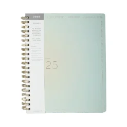 Fringe 2024-2025 Manifesting 8.75" x 11" Academic Weekly & Monthly Planner, Paper Cover, Aquamarine Blue (825011FSC) New