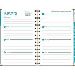 Global Printed Products 2025 5.5" x 8" Weekly & Monthly Planner, Paperboard Cover, Multicolor (SPLS25-58-33) Outlet