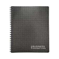 Global Printed Products 2025 8.5" x 11" Weekly & Monthly Appointment Planner, Paper Cover, Black (APPT-CY25-8511) Online