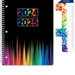Global Printed Products 2024-2025 8.5" x 11" Academic Year Planner, Paper Cover, Multicolor (AY24SM851103-CP)