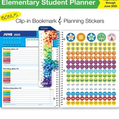 Global Printed Products 2024-2025 8.5" x 11" Academic Year Planner, Paper Cover, Multicolor (AY24EB851102-CP) Online