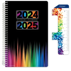 Global Printed Products 2024-2025 5.5" x 8.5" Academic Year Planner, Paper Cover, Multicolor (AY24SM558503-CP) Best