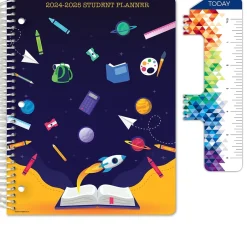 Global Printed Products 2024-2025 8.5" x 11" Academic Year Planner, Paper Cover, Multicolor (AY24EB851101-CP) Hot