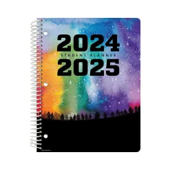 Global Printed Products 2024-2025 GPP 8.5" x 11" Academic Weekly & Monthly Student Planner, Paper Cover, Multicolor, 40/Pack (AY24SM851101-CP) Outlet