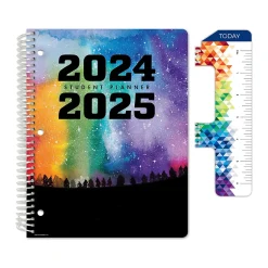 Global Printed Products 2024-2025 GPP 8.5" x 11" Academic Weekly & Monthly Student Planner, Paper Cover, Multicolor, 40/Pack (AY24SM851101-CP) Outlet