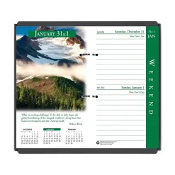 House of Doolittle 2024 3.5" x 6" Earthscapes Desk Calendar Refill, Nature Photography, White/Multicolor Sheets Online