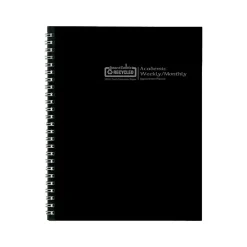 House of Doolittle 2024-2025 7" x 9" Academic Weekly & Monthly Planner, Leatherette Cover, Black (295532-25) Best