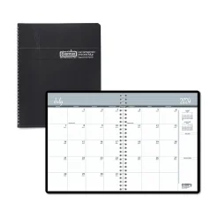 House of Doolittle 2024-2025 8.5" x 11" Academic Monthly Planner, Leatherette Cover, Black (26502-25) Discount