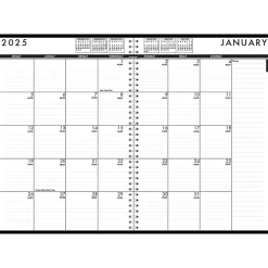 House of Doolittle 2025 7" x 10" Daily & Monthly Planner, Faux Leather Cover, Black (289632-25) Online