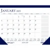 House of Doolittle 2025 18.5" x 13" Monthly Desk Pad Calendar, White/Blue (1646-25) Discount