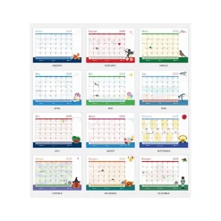 House of Doolittle 2025 Seasonal Holiday Depictions 22" x 17" Monthly Desk Pad Calendar (139-25) Outlet
