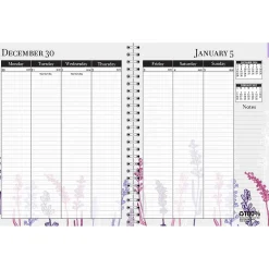 House of Doolittle 2025 Wild Flower 8.5" x 11" Weekly & Monthly Planner, Paperboard Cover, Multicolor (28774-25) Online