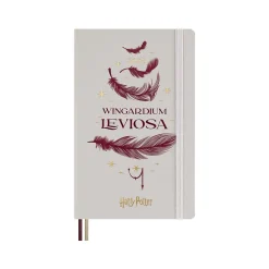 Moleskine 2025 Limited Edition Harry Potter Wingardium Leviosa 5" x 8.25" Weekly Planner, Pearl Gray (DHP12WN3Y25) New