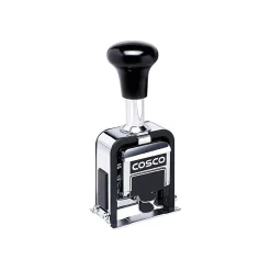 Cosco 2000 PLUS Automatic Numbering Machine, 8 wheels, Self-Inking, Black 3/4" x 1/4" (026138) Discount