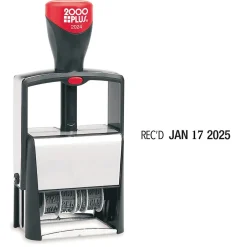 2000 Plus Classic Line Dater, Black Ink (011227) New