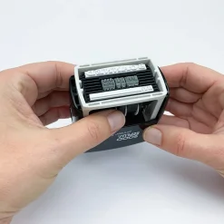 2000 Plus 4-in-1 Date Stamp, Blue and Red Ink (011098) Hot