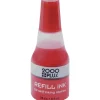 2000 Plus Ink Refills for Self-Inking Stamp Pads, Red, 24/Carton (032960-CT) New