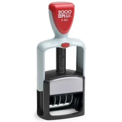 2000 Plus S 360 Dater, RECEIVED, PAID, ENTERED, FAXED, Blue and Red Inks (032519) Sale