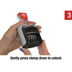 2000 Plus S-360 Self-Inking RECEIVED Rectangle Stamp, Blue/Red Ink (011034)