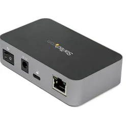 Usb Hubs<StarTech 3 Port USB C 3.1 Gen 2 Hub with Ethernet Adapter - 10Gbps USB Type C to 2x USB-A 1x USB-C - Powered Hub w/ Fast Charging